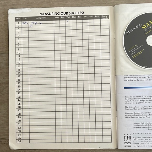 Measures of Success for String Orchestra Violin Book 1 - Paperback with DVD - Picture 3 of 6